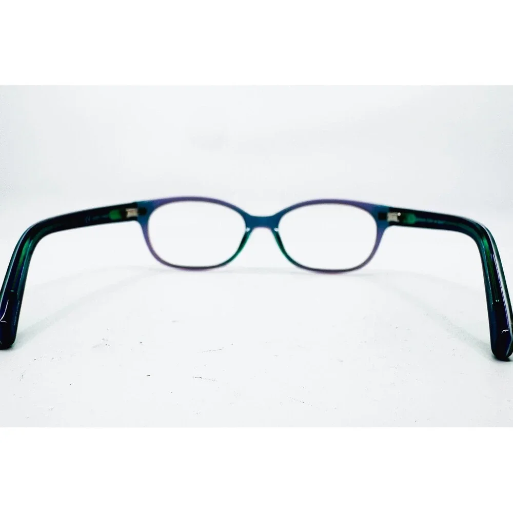 Juicy Couture Eyeglasses Girls Teal Purple Polka Dot Color Me Juicy 120